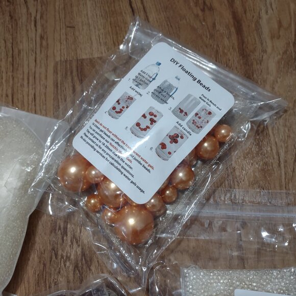 Lot Of 5 DIY Floating Pearl Bead Sets. TSM18 - Picture 7 of 9